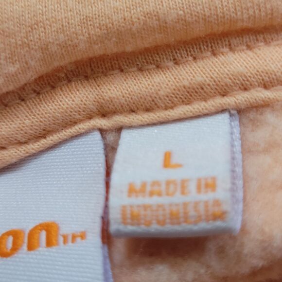 NICKELODEON Rugrats Hoodie Womens L Peach Hey Arnold Oversized Sweatshirt - Picture 10 of 11